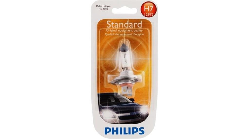 philips h7 standard halogen