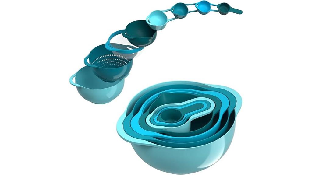 plastic nesting mixing bowls