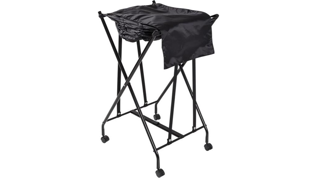 portable laundry hamper on wheels