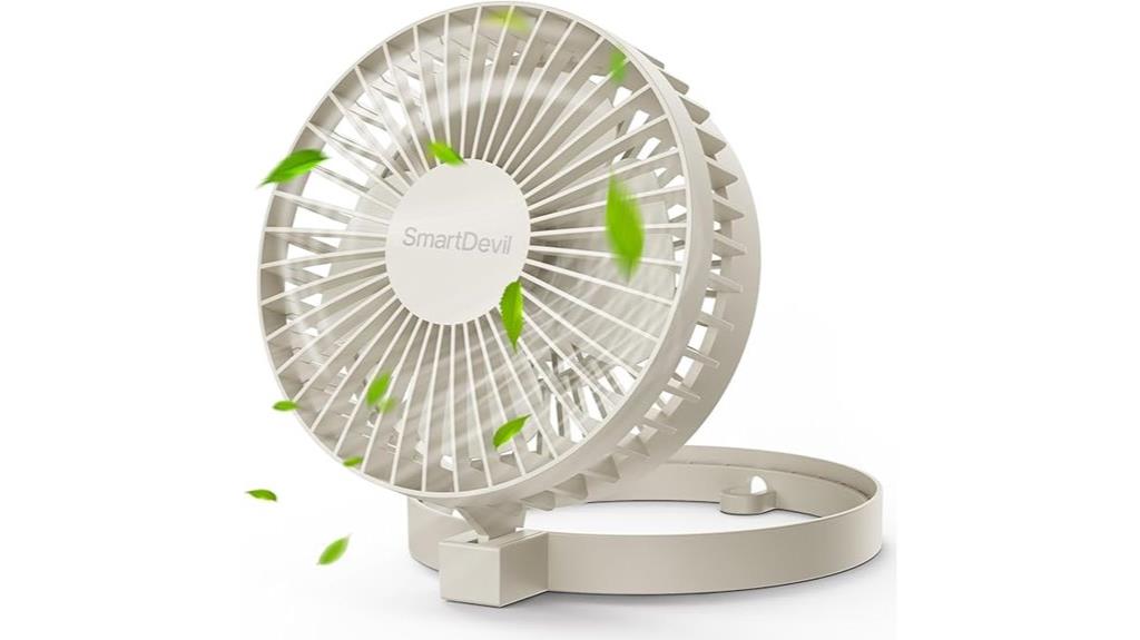 portable mini desktop fan
