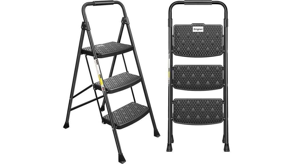 portable non slip ladder steps