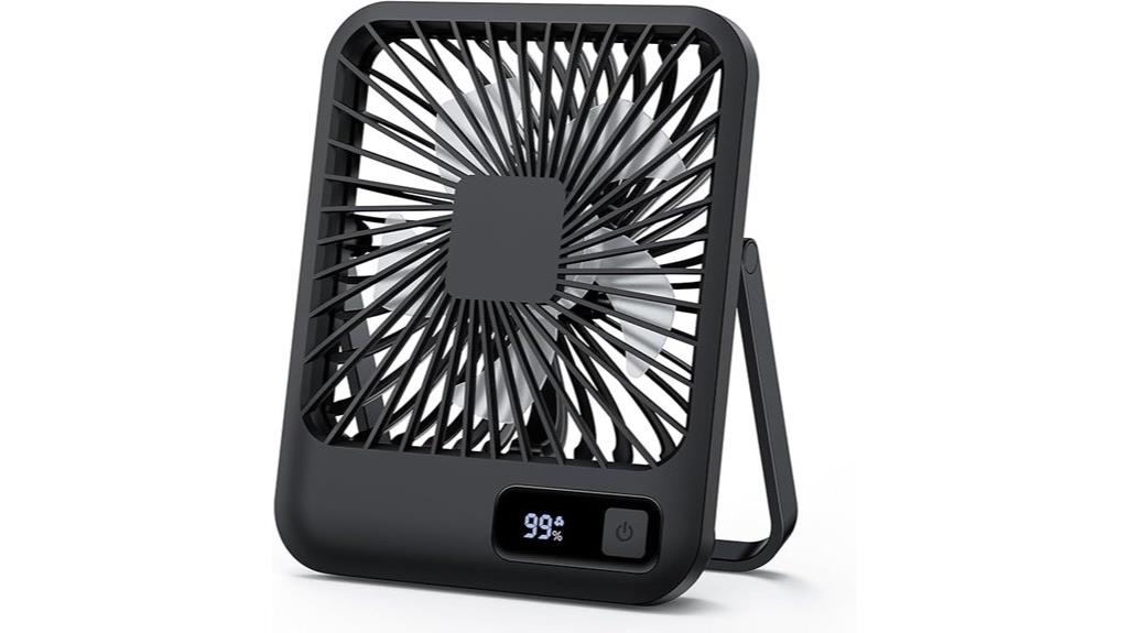 portable rechargeable desk fan