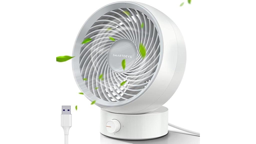 portable usb desk fan