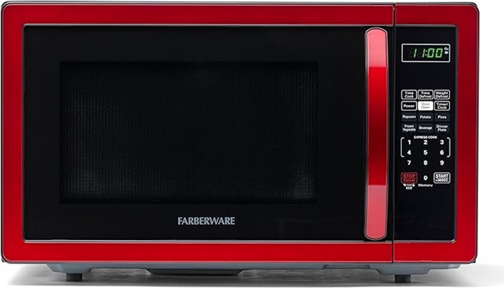 powerful compact microwave oven