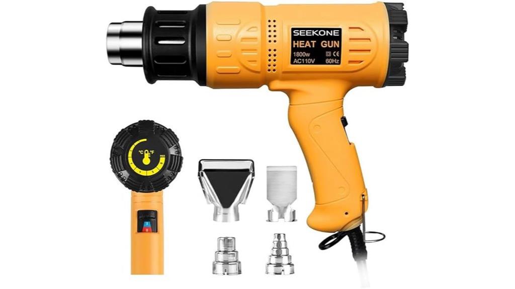 powerful heat gun features