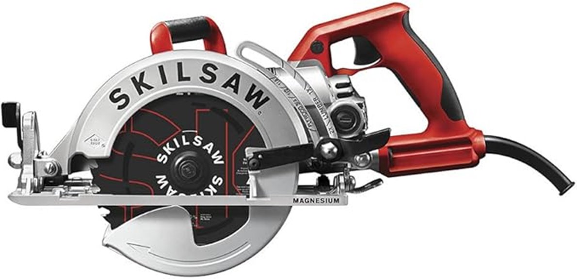 powerful worm drive saw