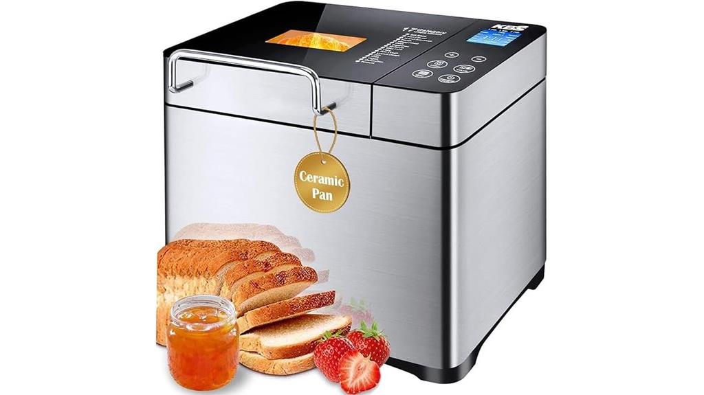 programmable stainless steel breadmaker