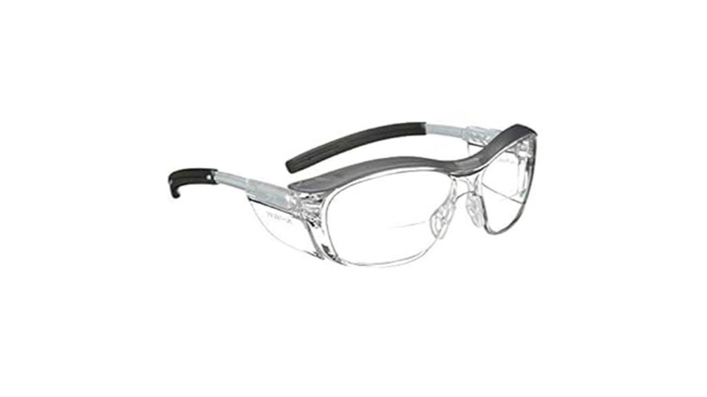 protective eyewear with readers