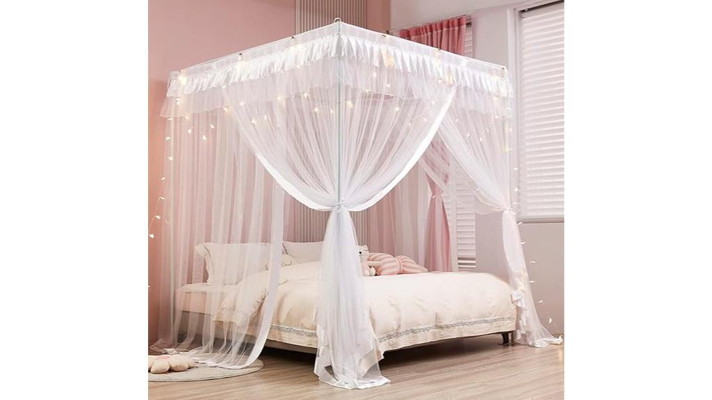 queen size canopy curtains