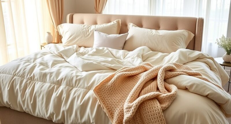 quick and comfortable bedding