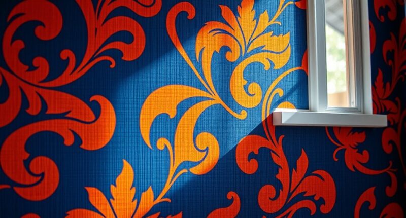 quick bold wallpaper installation