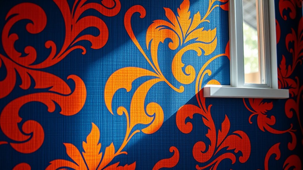 quick bold wallpaper installation