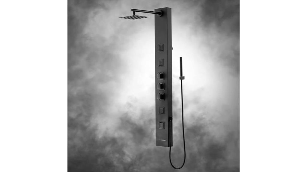 rainfall shower head panel