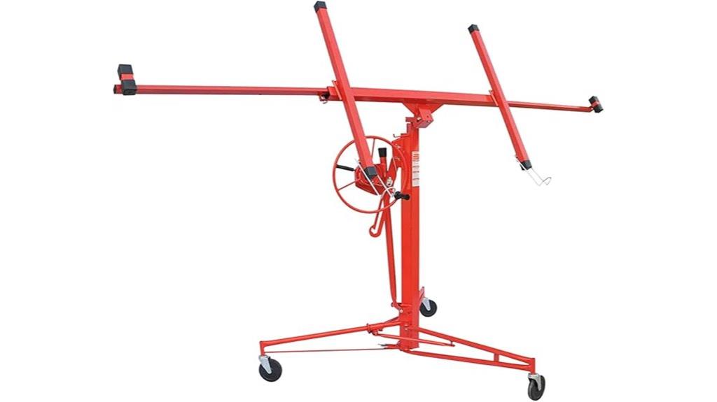 red drywall lift hoist