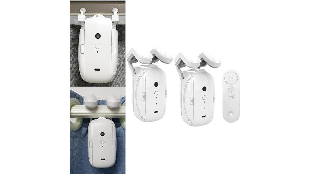remote controlled smart curtains