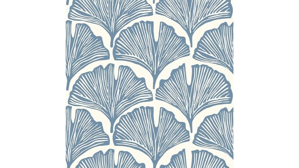 removable palm feather wallpaper