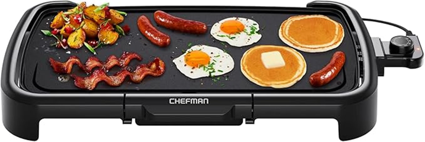 removable temperature control griddle