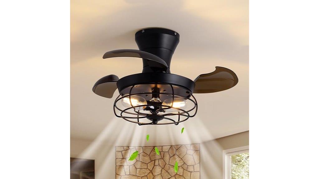 retractable ceiling fan lights