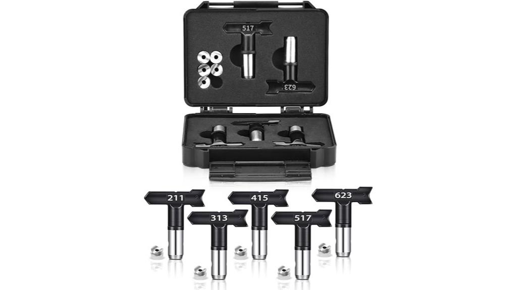 reversible spray nozzle tips