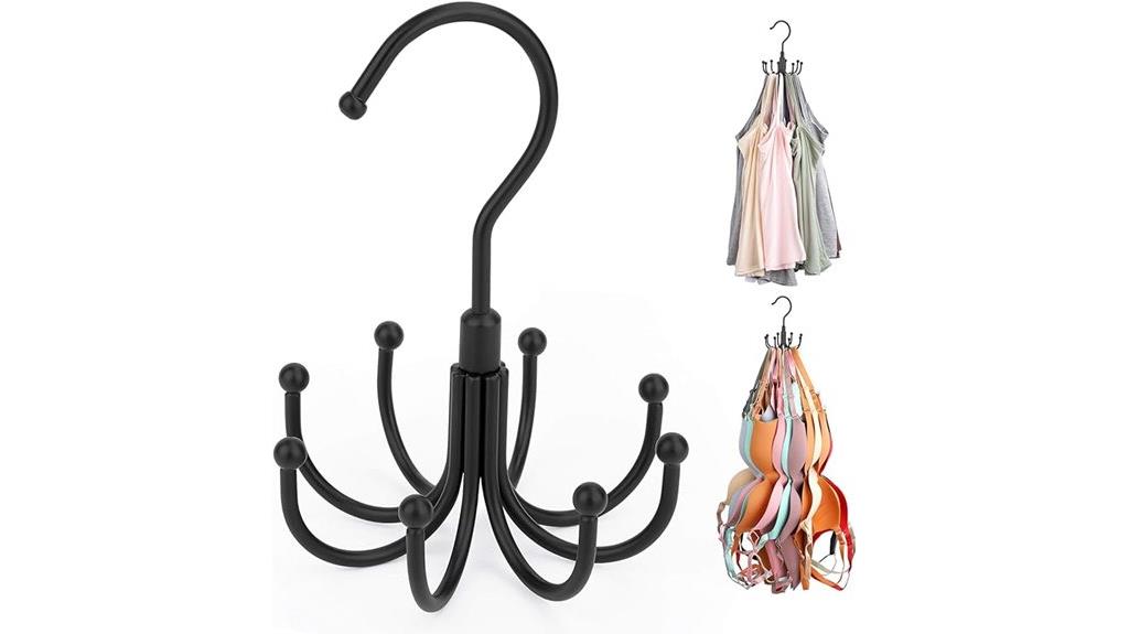 rotatable closet bra organizer