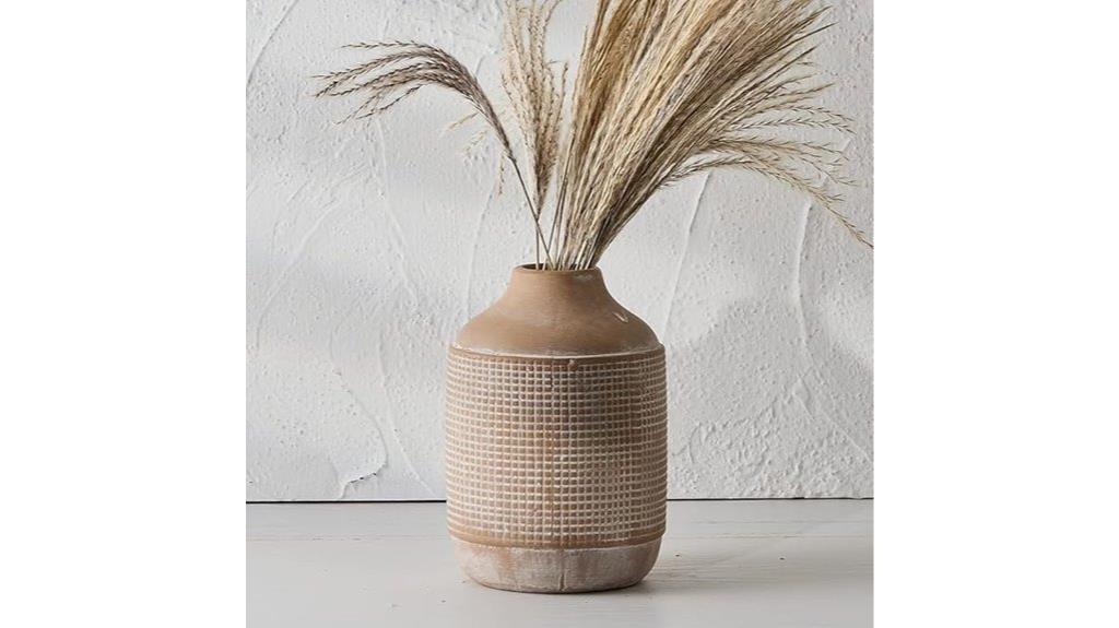 rustic farmhouse ceramic vase