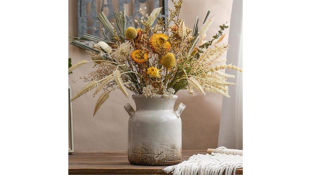 rustic farmhouse ceramic vase