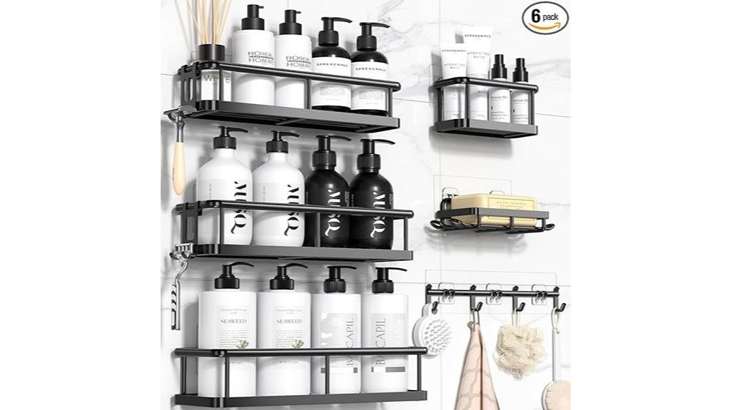 rustproof shower organizer set