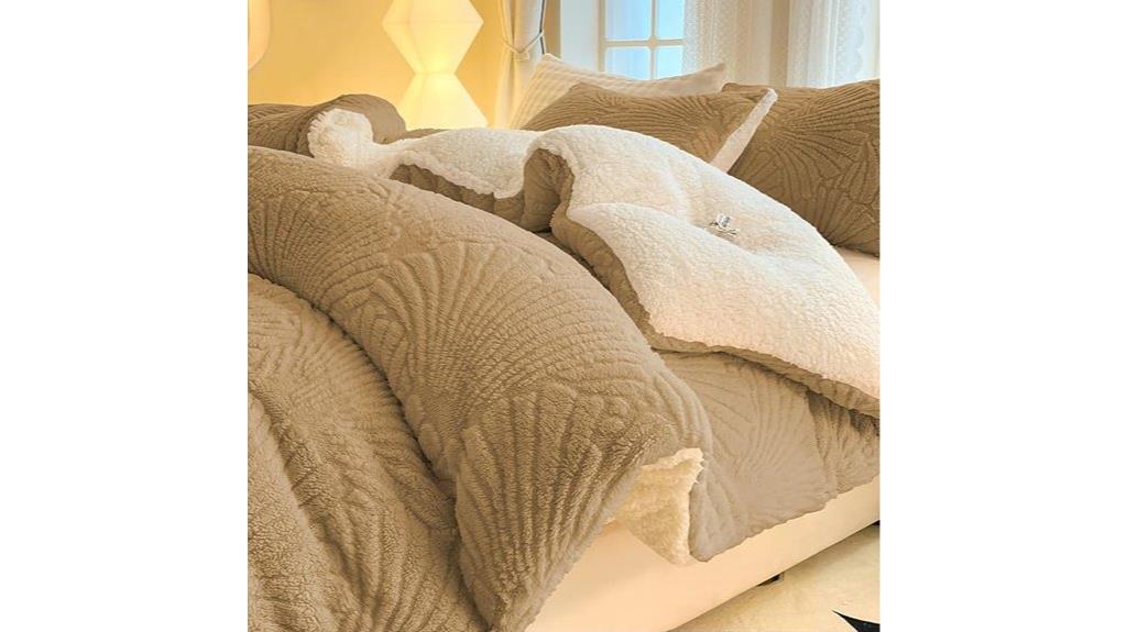 seashell patterned comforter set