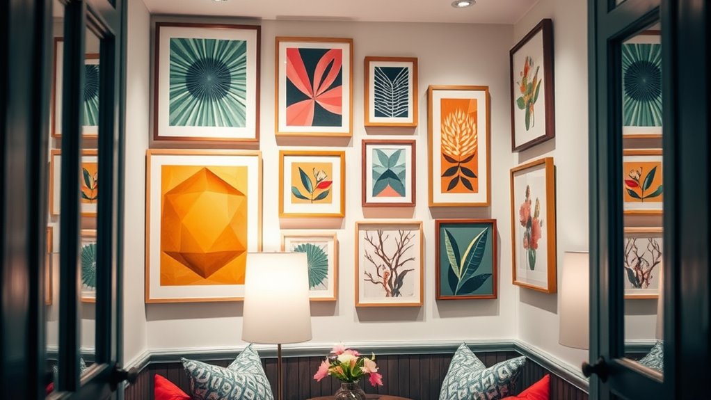 selecting art for small spaces