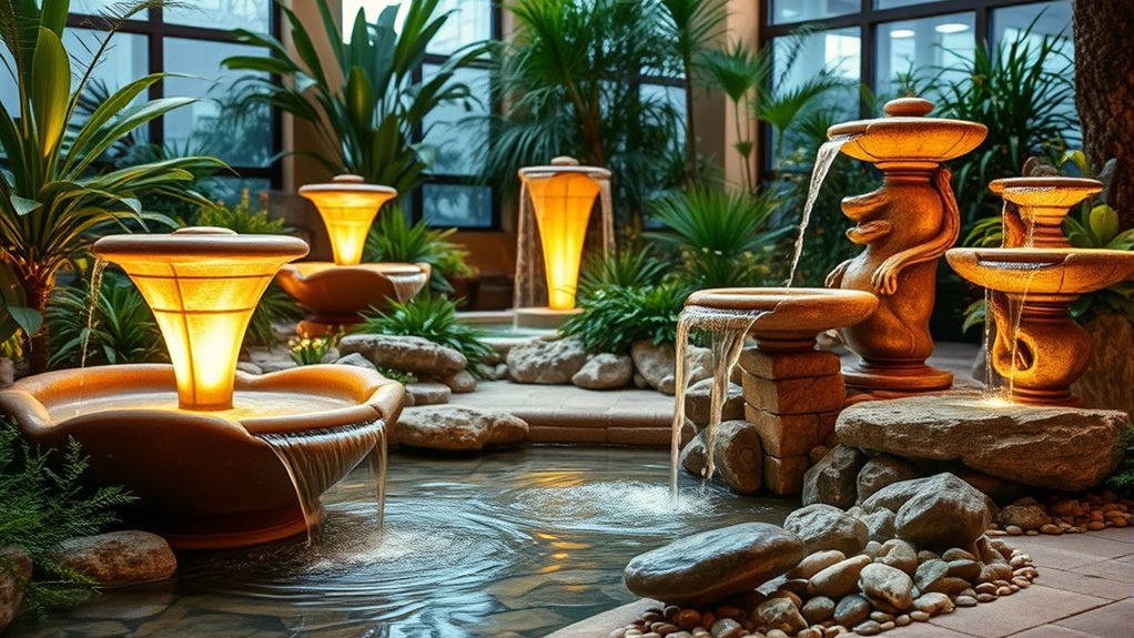 selecting calming indoor fountains
