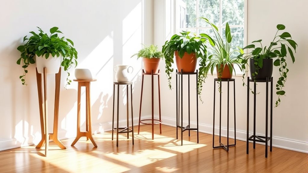 selecting indoor plant stands