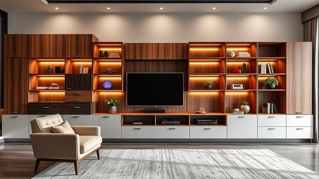 selecting modular wall units
