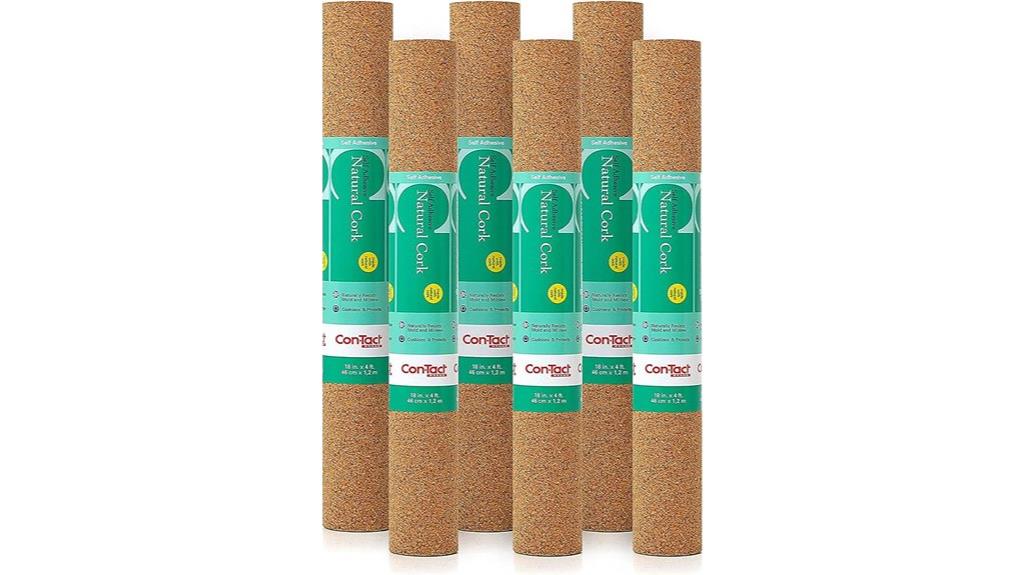 self adhesive cork roll pack