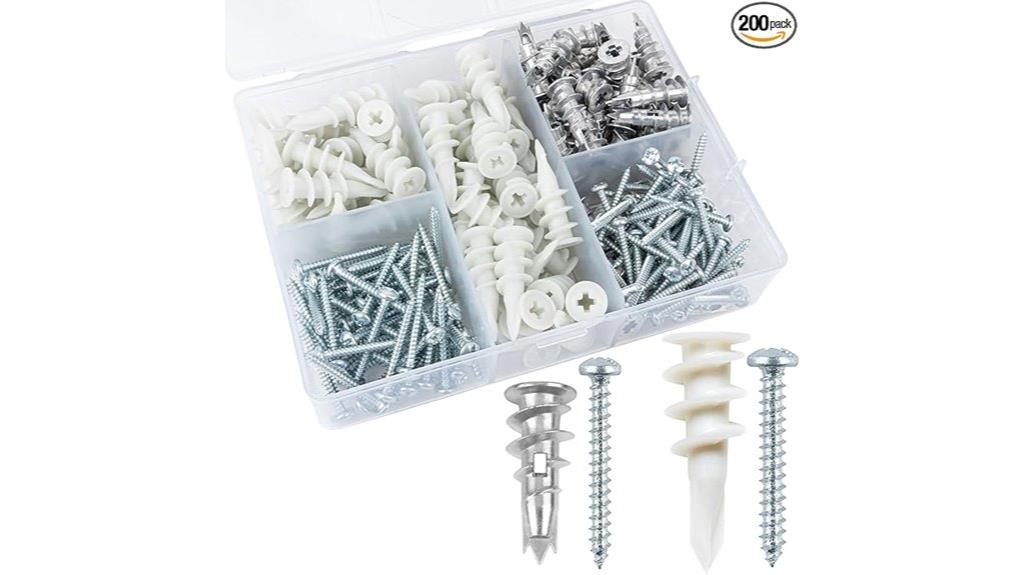 self drilling drywall anchors