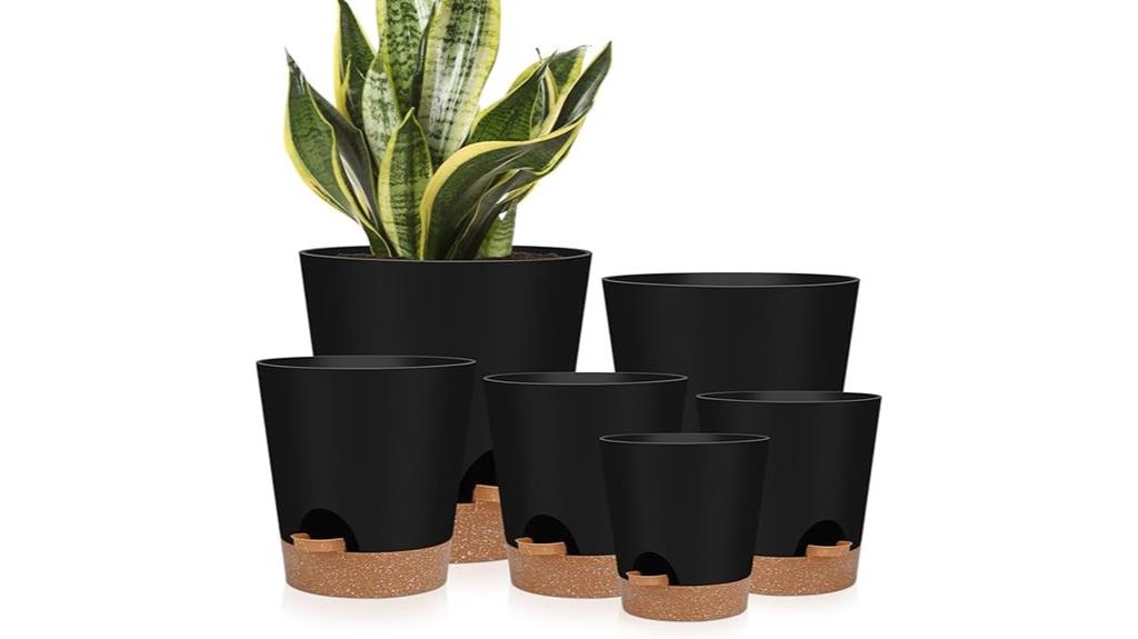 self watering planter set
