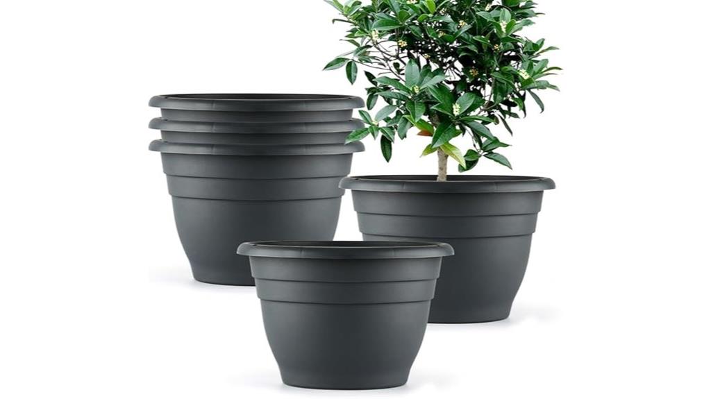 set of 5 pots