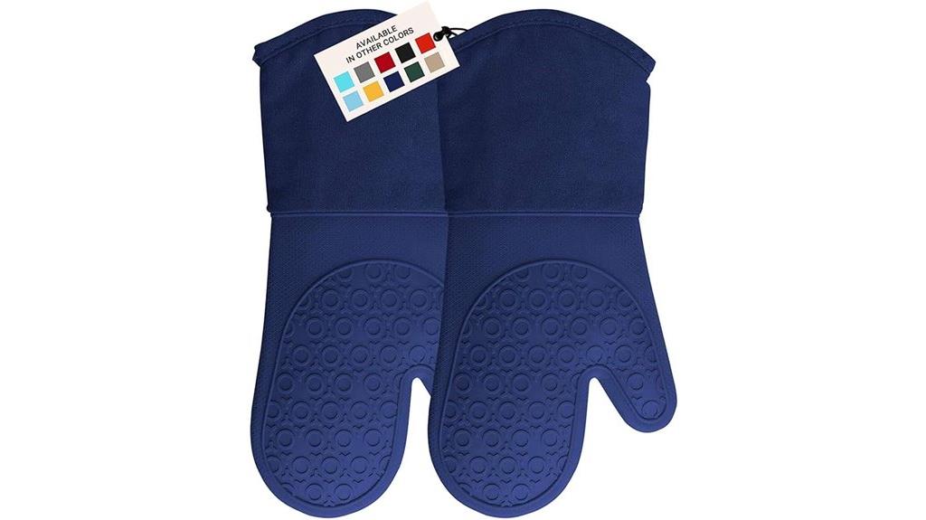 silicone oven mitts pair