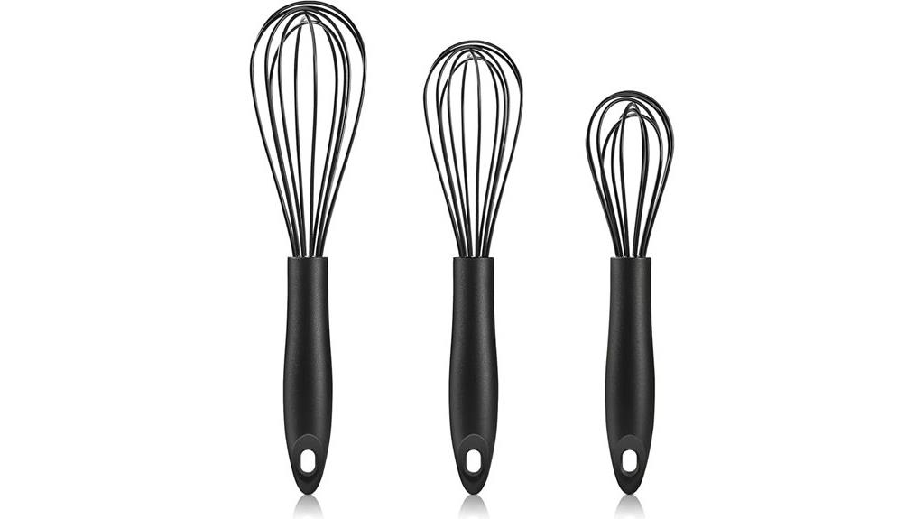 silicone whisk cooking set