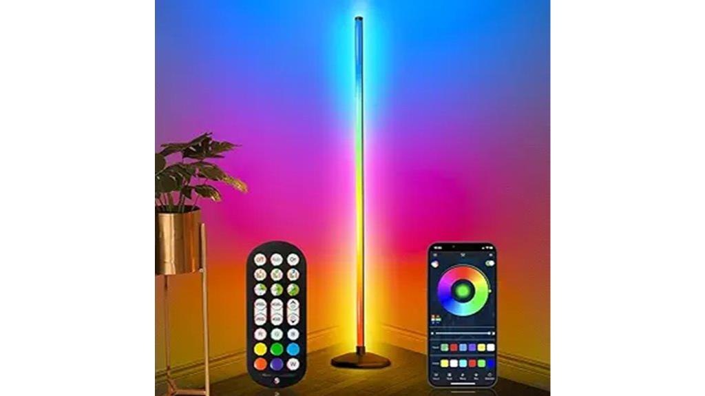smart color changing floor lamp