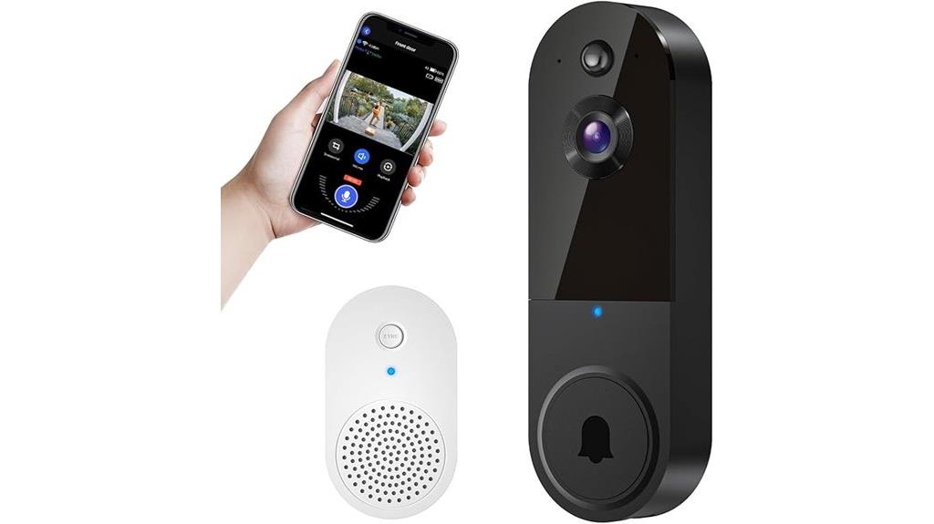 smart doorbell with audio