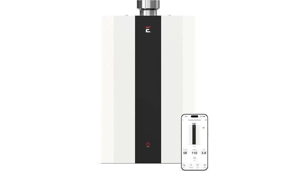 smart indoor tankless water heater