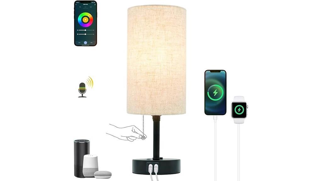 smart lamp with voice control