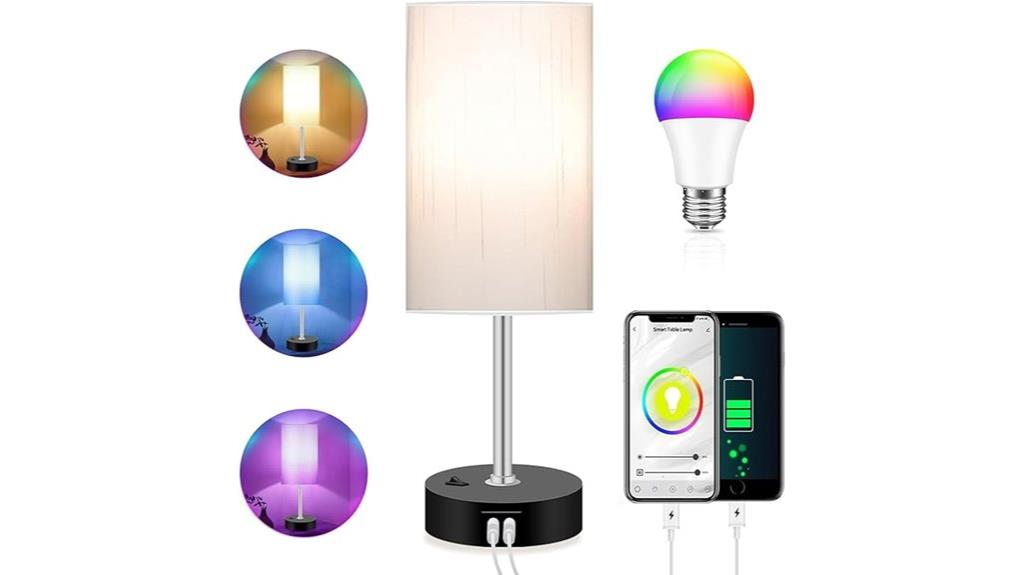 smart led lamp usb