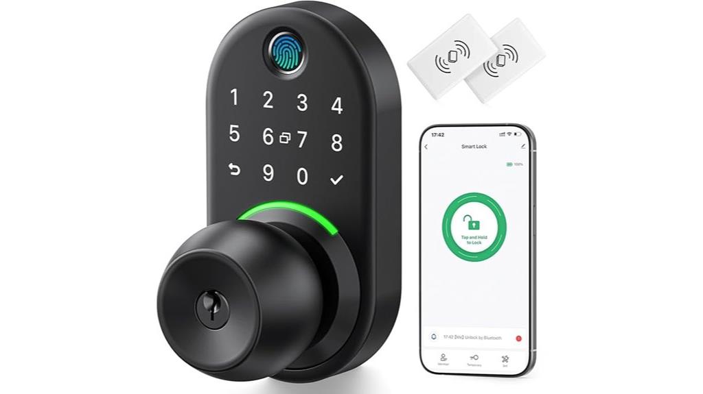 smart lock with knob