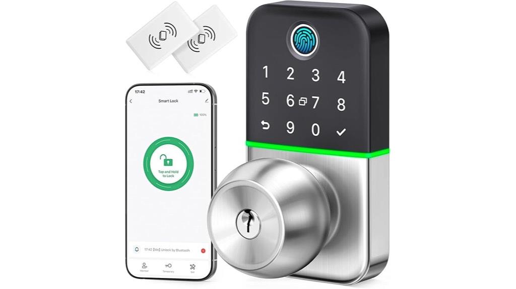 smart lock with knob