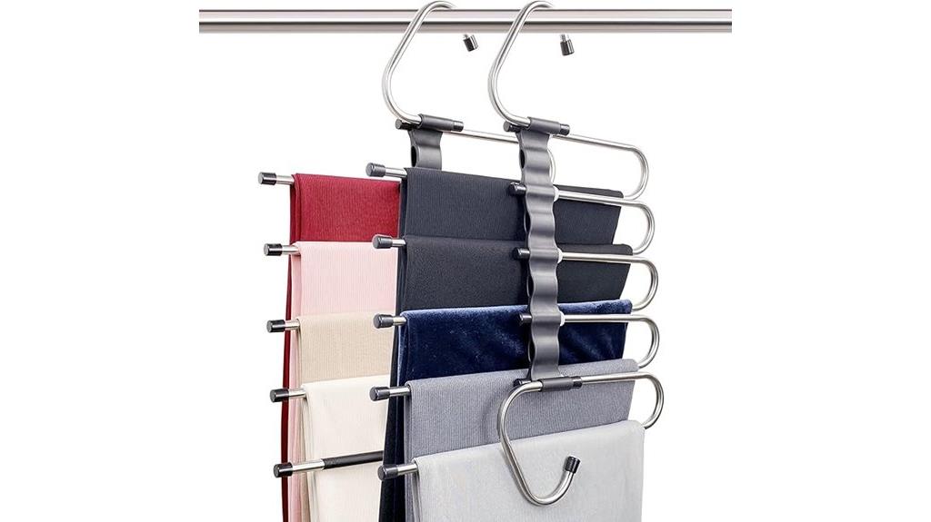 space saving pants hangers