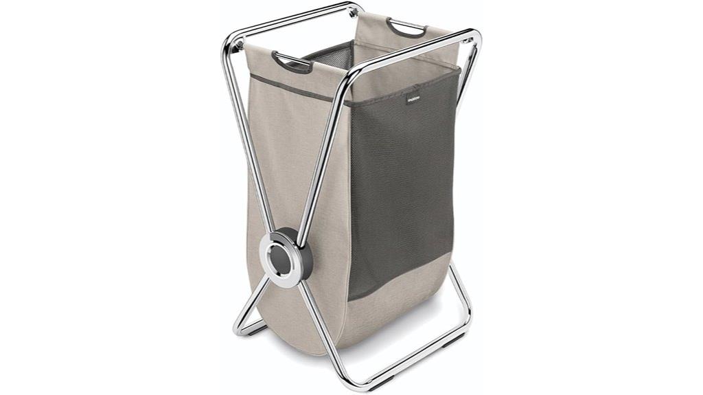 spacious laundry storage solution