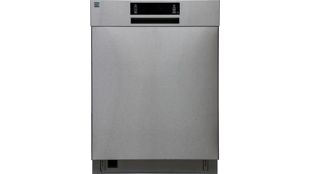 stainless steel built in dishwasher