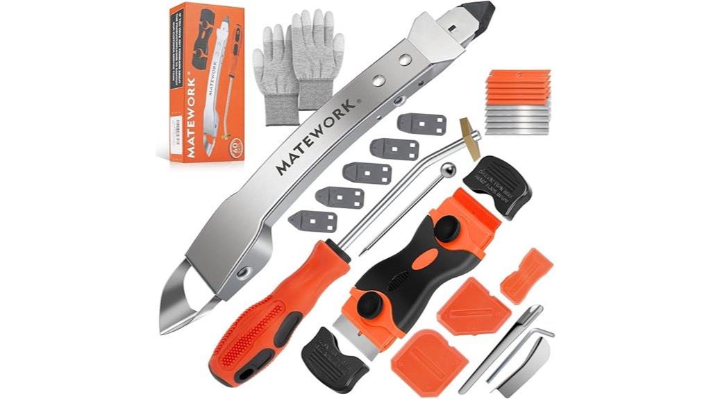 stainless steel caulking tool kit