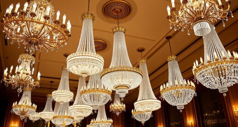 statement chandeliers for decor